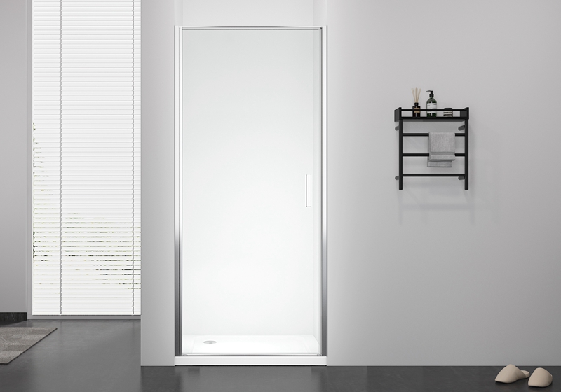 PV 1901F Pivot à porte simple en verre 6 mm plus cabine de douche avec poignée en métal
